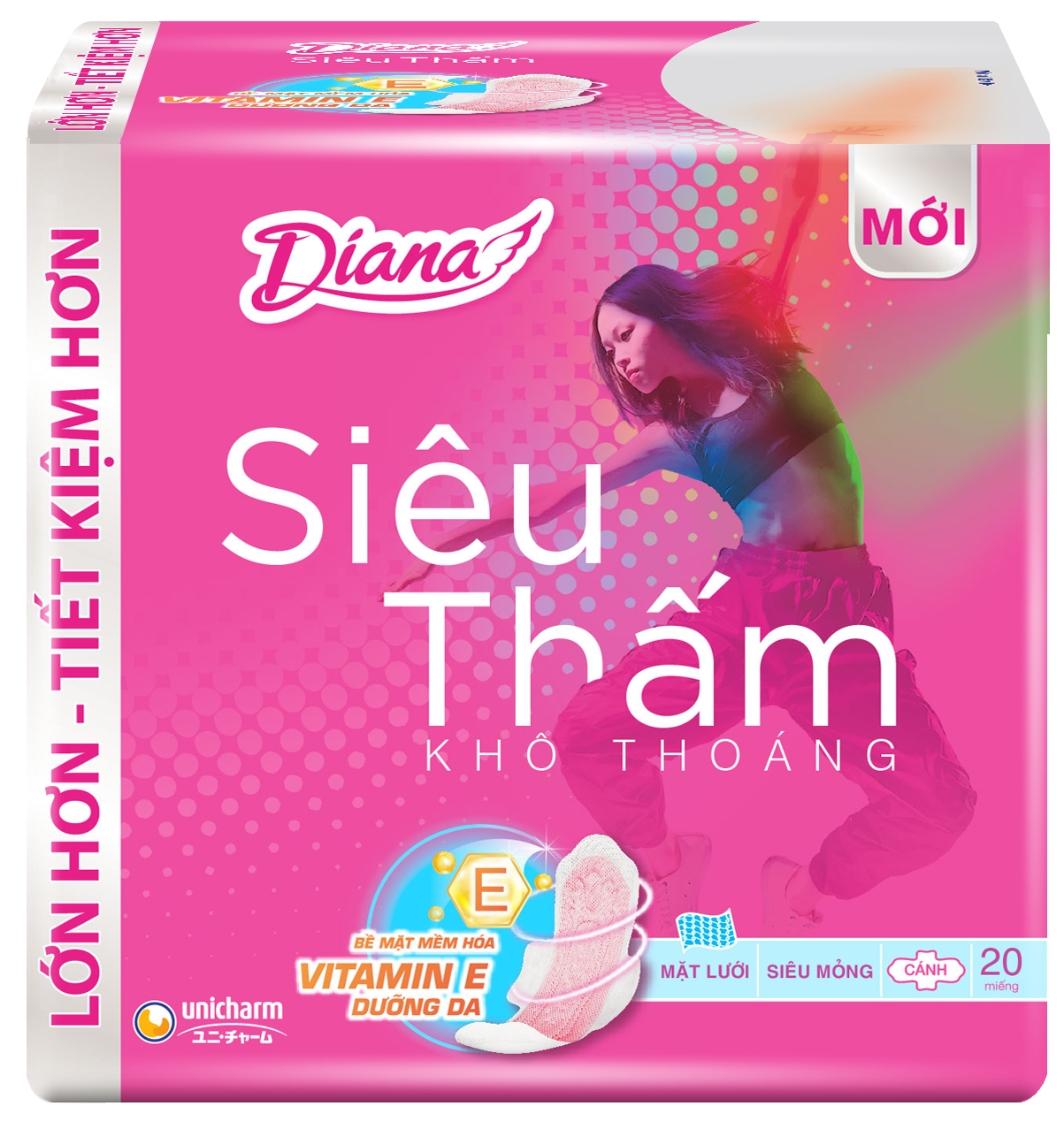 Diana Siêu Thấm Siêu Mỏng Cánh